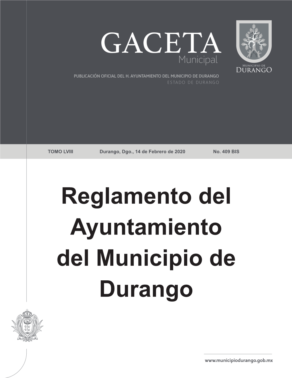 Reglamento Del Ayuntamiento Del Municipio De Durango