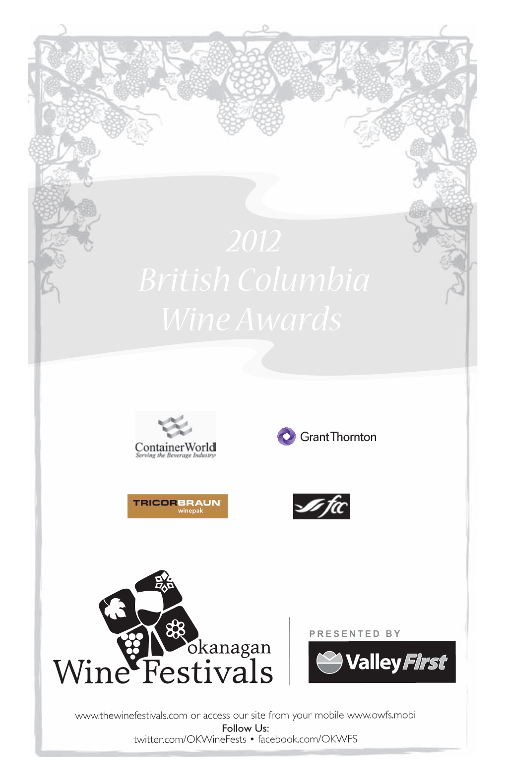 2012 British Columbia Wine Awards