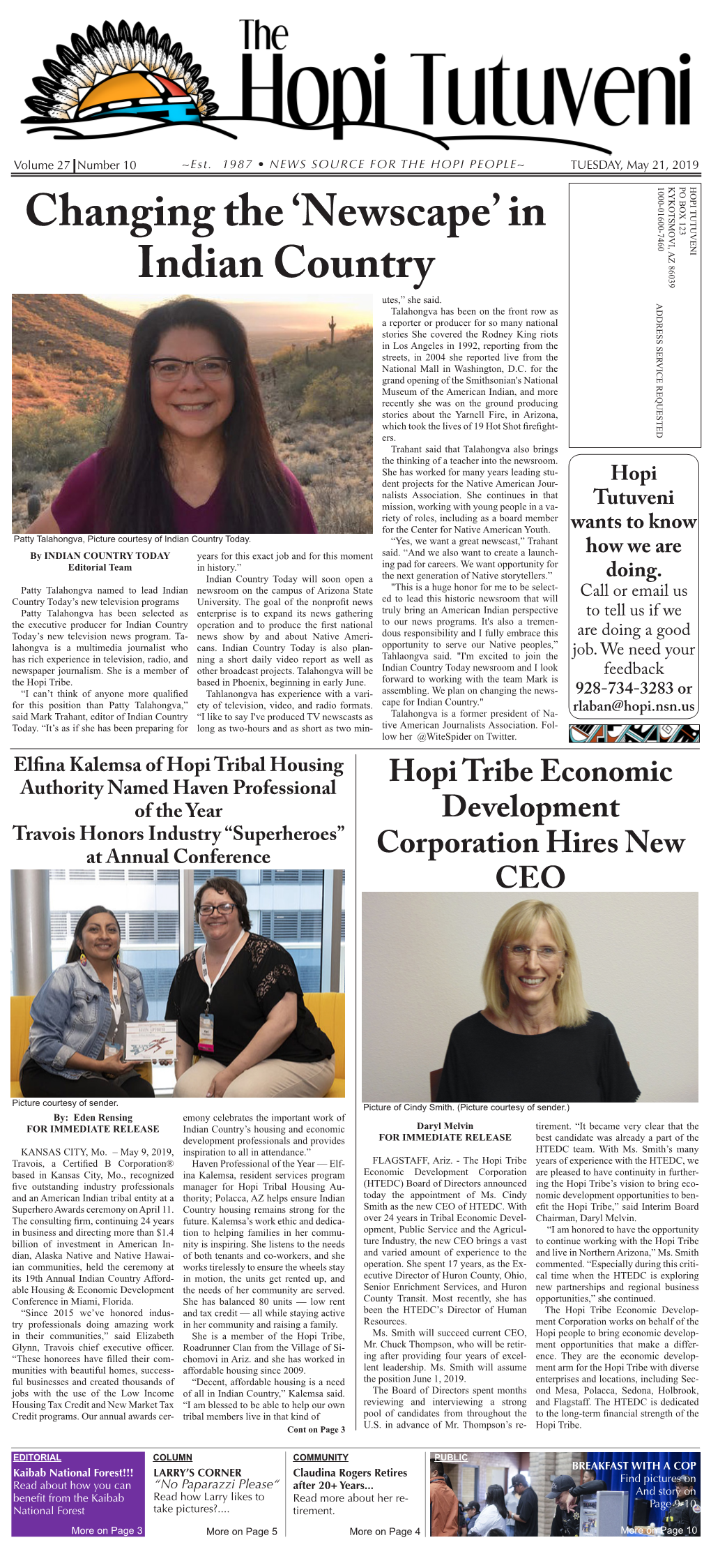 May 21, 2019 Issue #10 Hopi Tutuveni