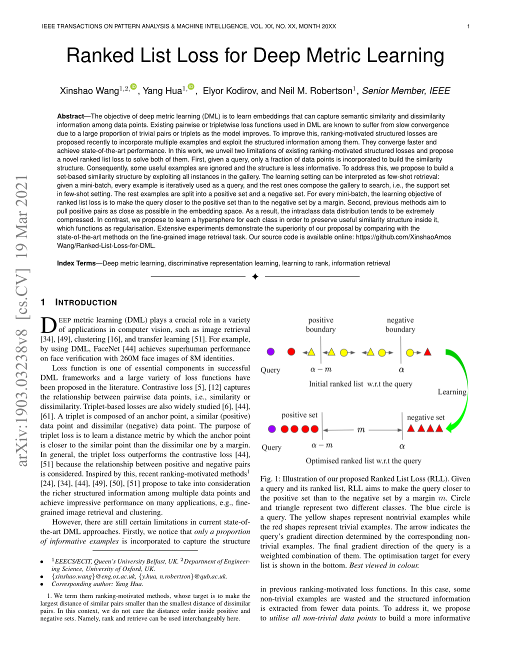 Ranked List Loss for Deep Metric Learning