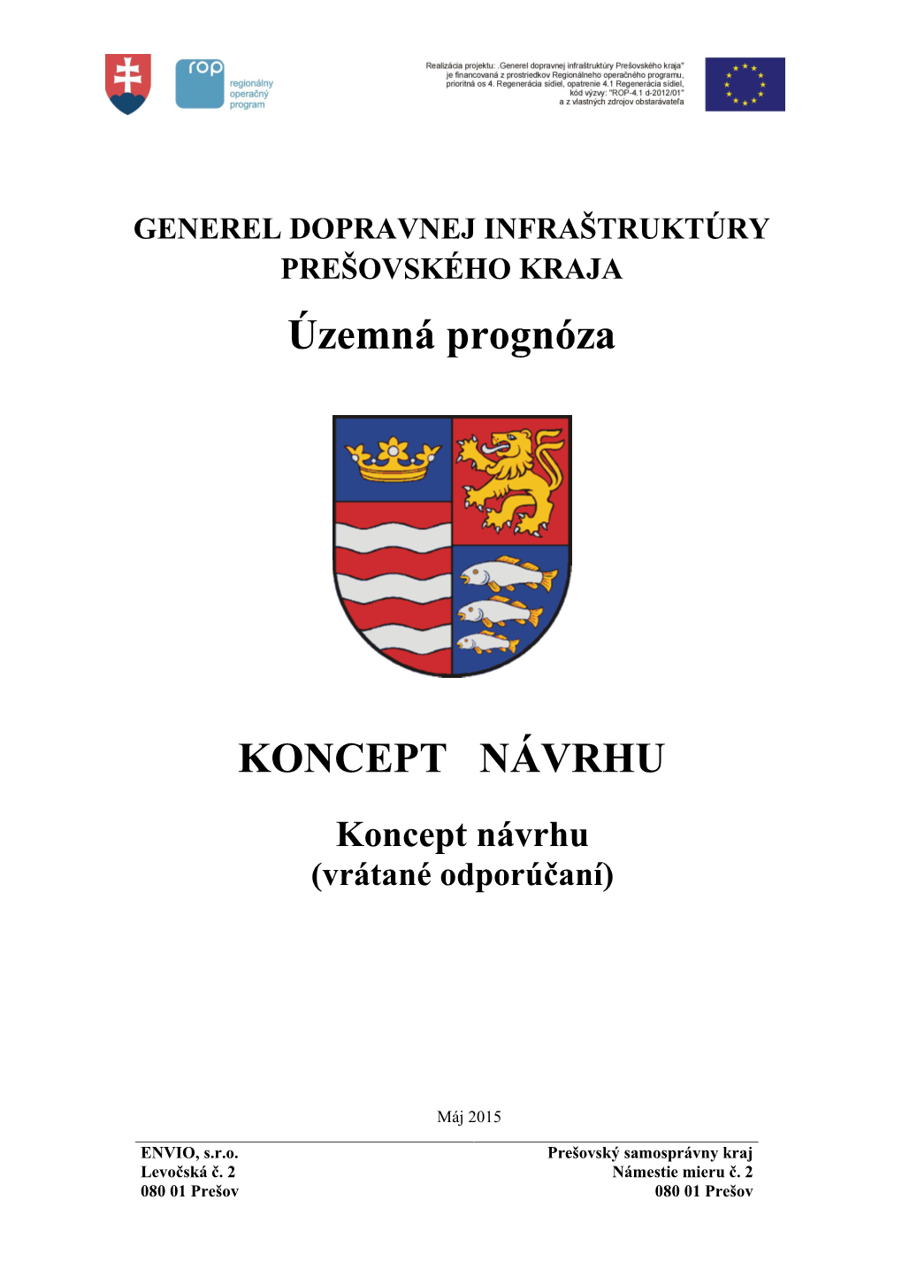 Územná Prognóza KONCEPT NÁVRHU