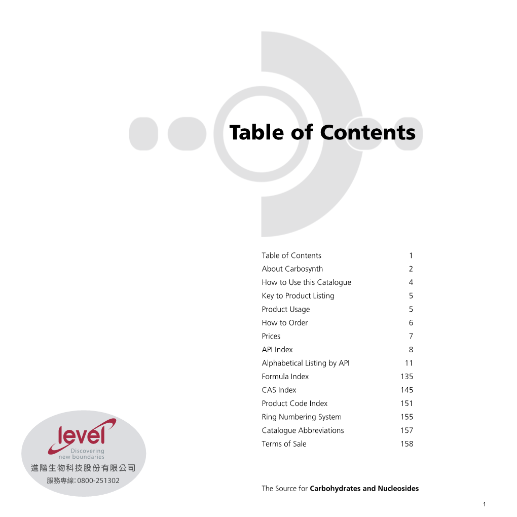 Impurity & Metabolite Catalogue.Pdf