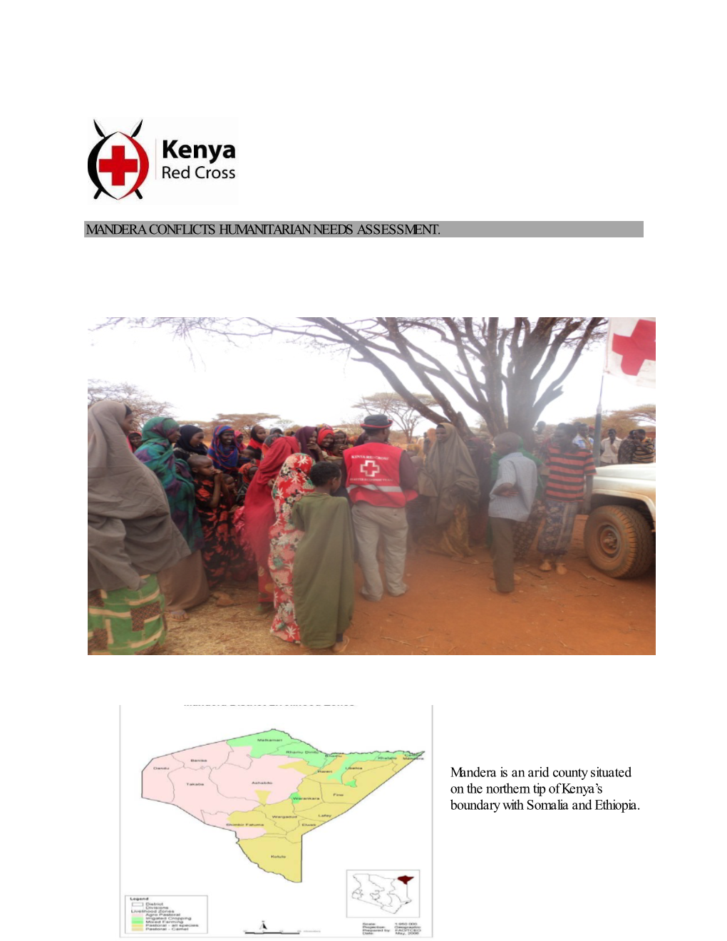 Mandera Conflicts Humanitarian Needs Assessment