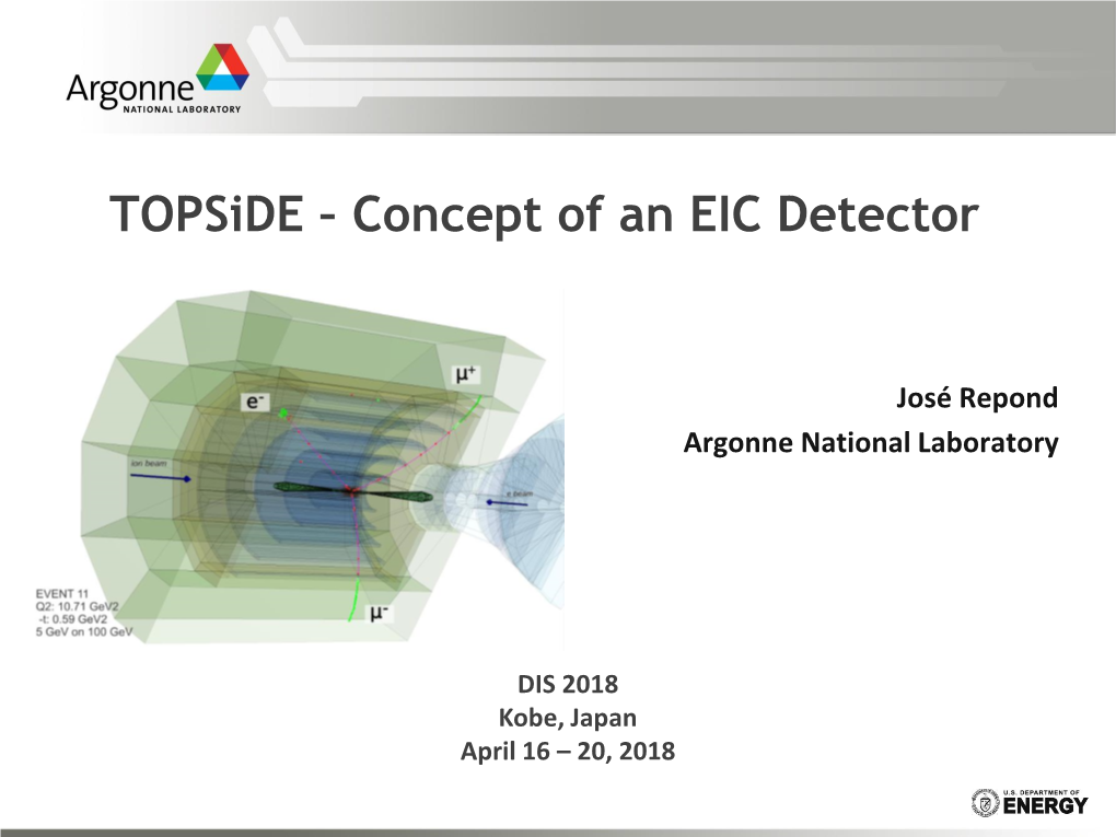 Topside – Concept of an EIC Detector