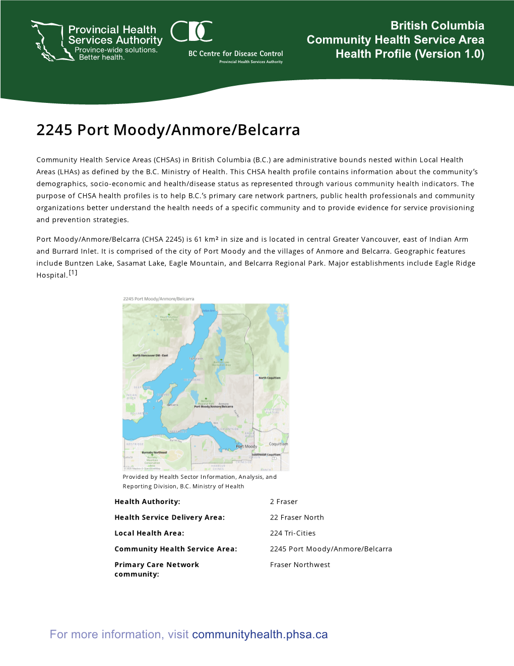 2245 Port Moody/Anmore/Belcarra