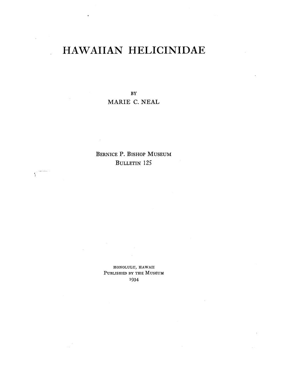 Hawaiian Helicinidae