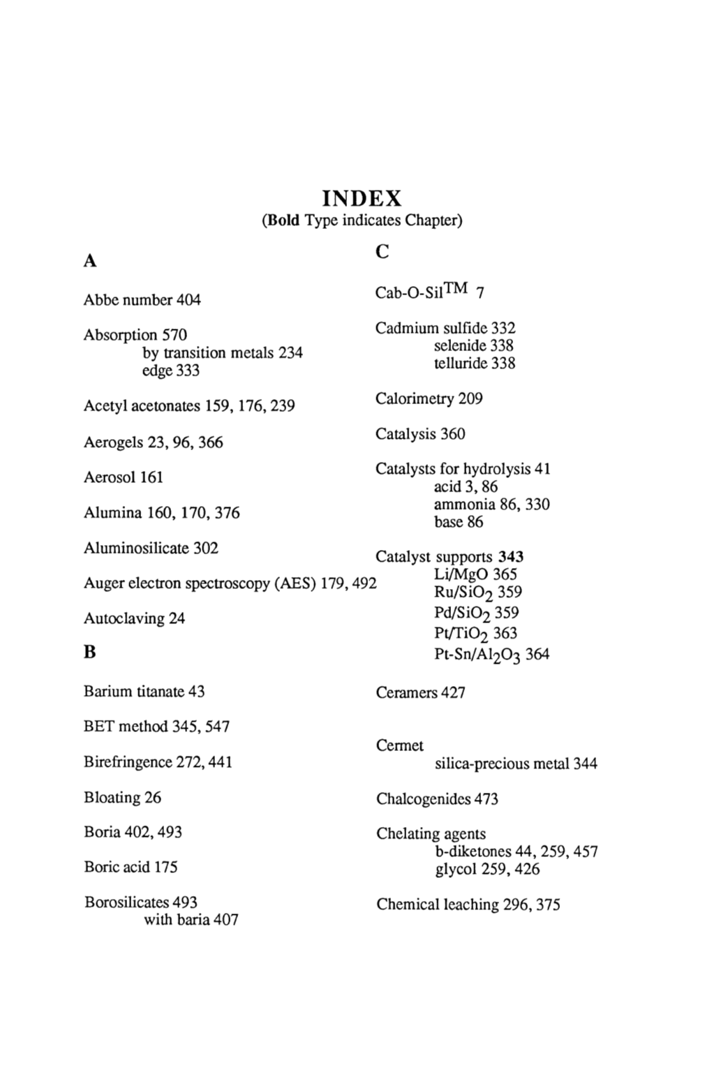 Abbe Number 404 Absorption 570 by Transition Metals 234 Edge 333