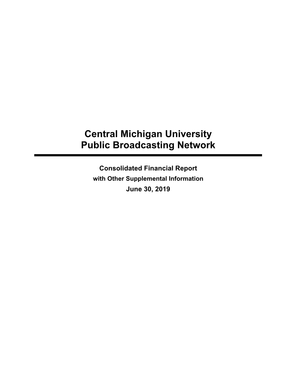 Central Michigan University Public Broadcasting Network
