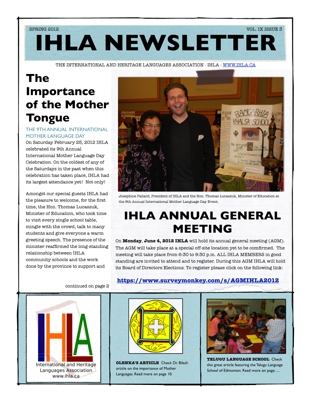 Ihla Newsletter