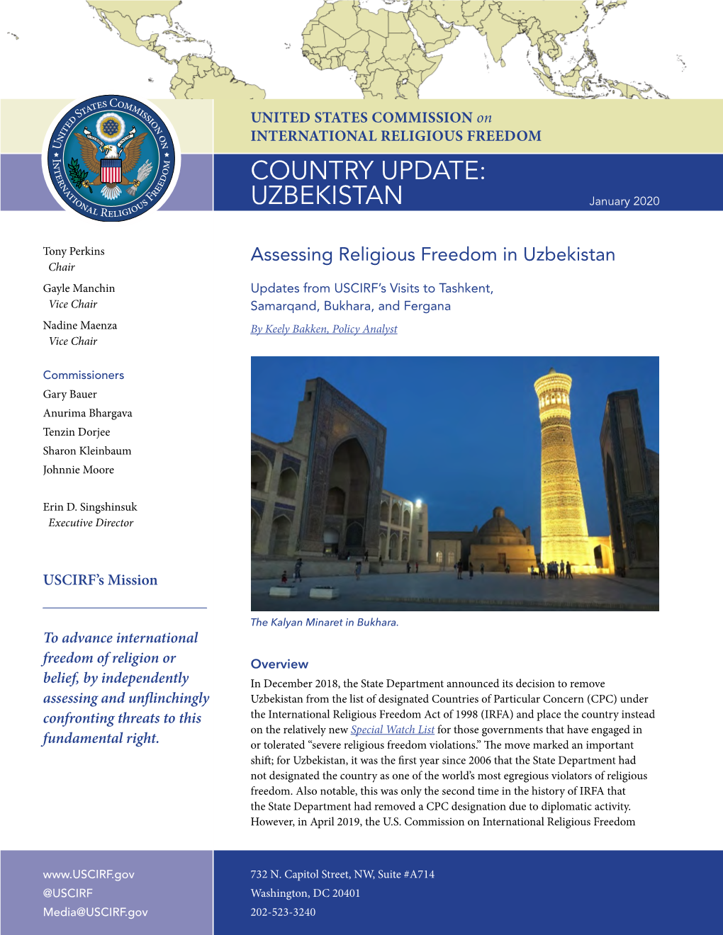 Uzbekistan Country Update