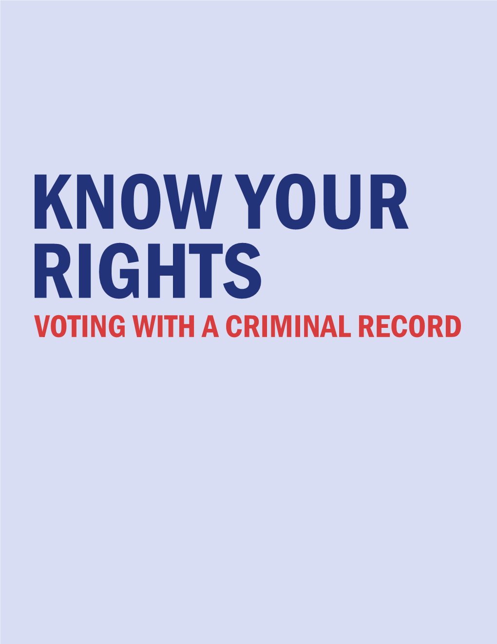 Voting with a Criminal Record