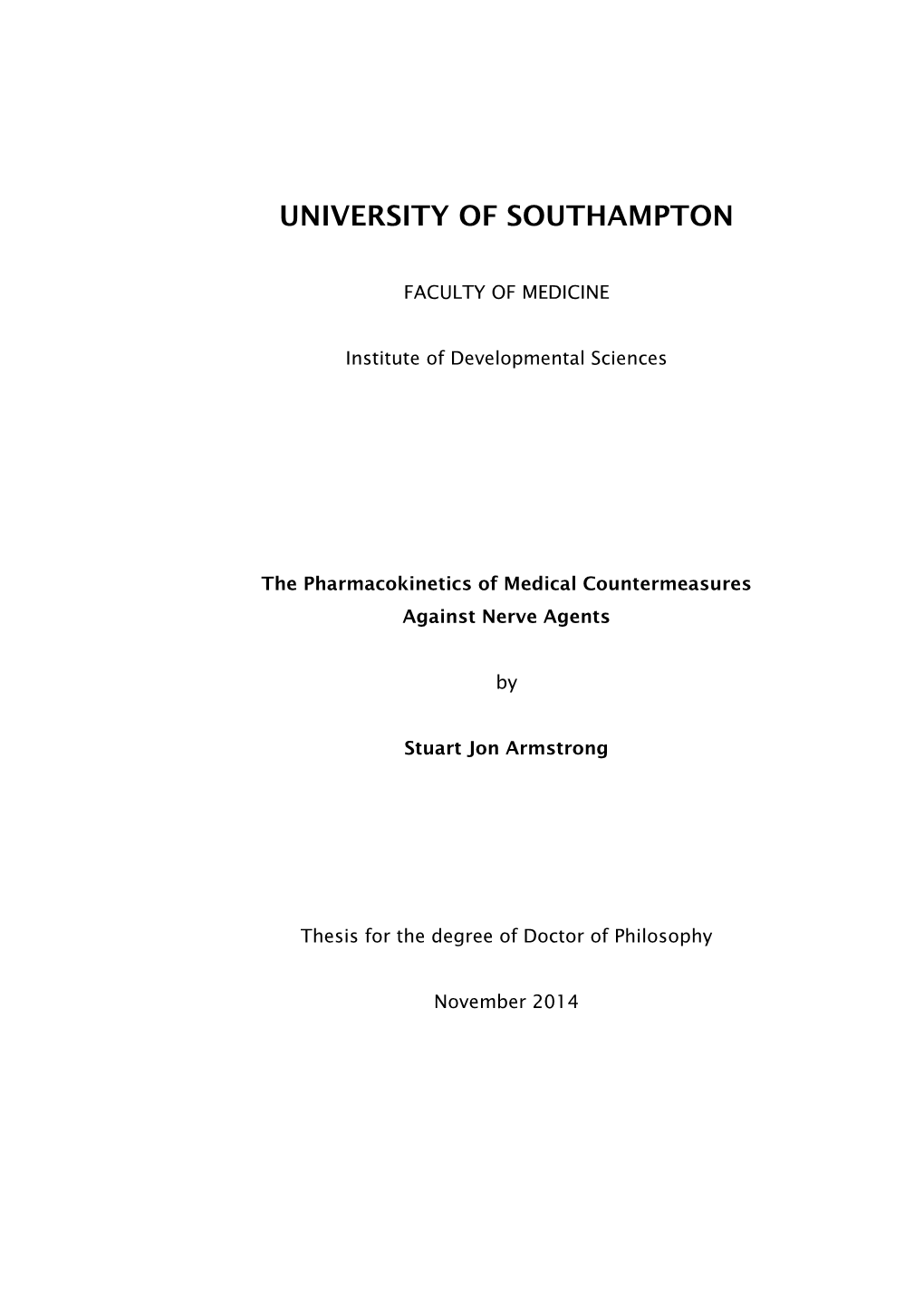 PK of Medcm Against Nerve Agents, Which Have Been Integrated with PK and PD Data for the Nerve Agents Sarin and VX