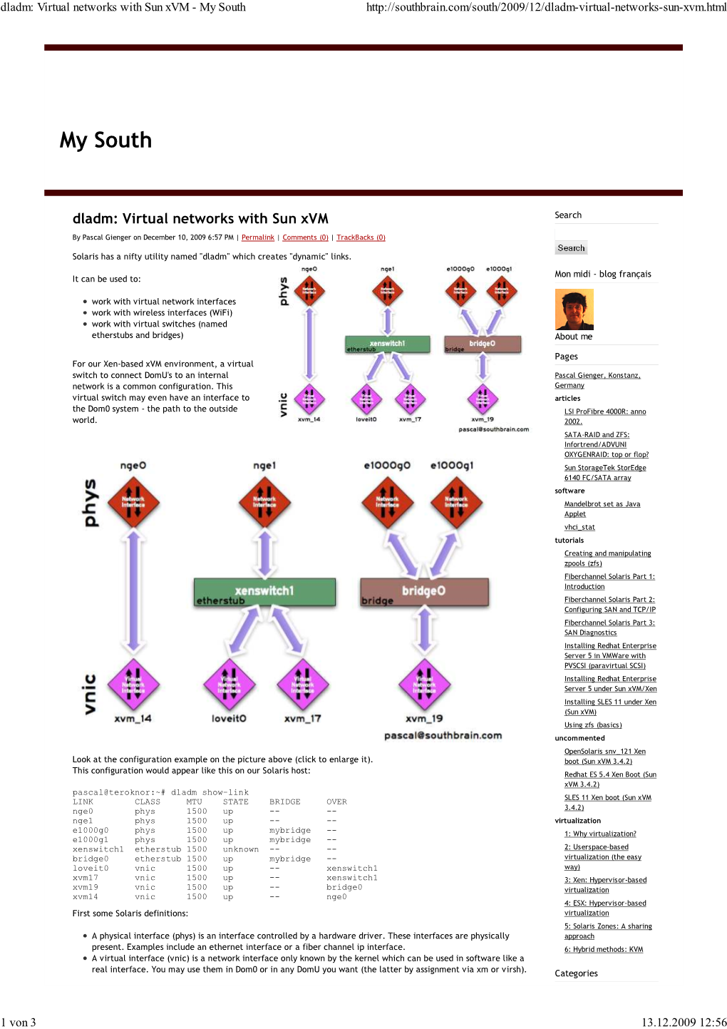 Dladm: Virtual Networks Wit