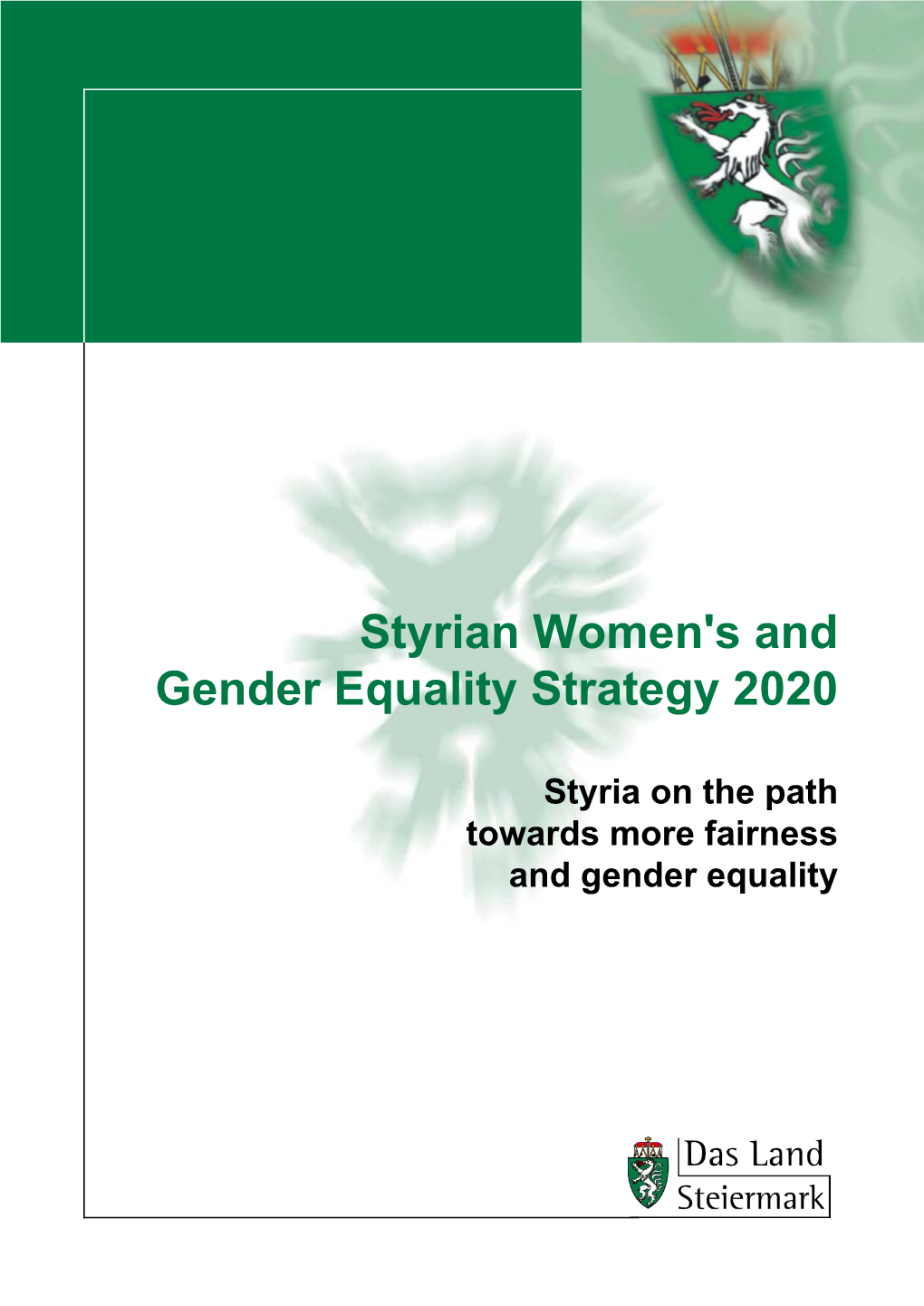 Styrian Women's and Gender Equality Strategy 2020