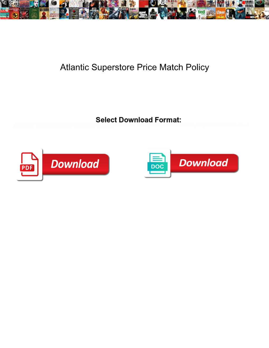 Atlantic Superstore Price Match Policy