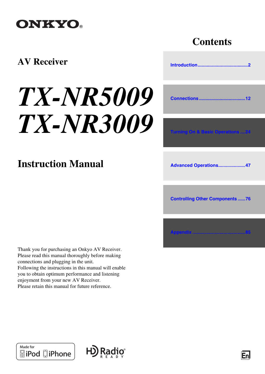 Tx-Nr5009 Tx-Nr3009