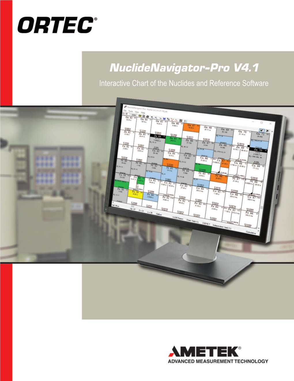 Nuclidenavigator-Pro V4.1 Interactive Chart of the Nuclides and Reference Software Nuclidenavigator-Pro V4.1