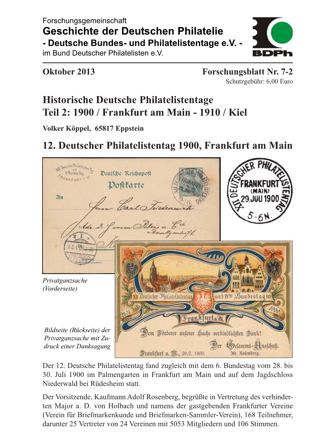 Geschichte Der Deutschen Philatelie Historische Deutsche