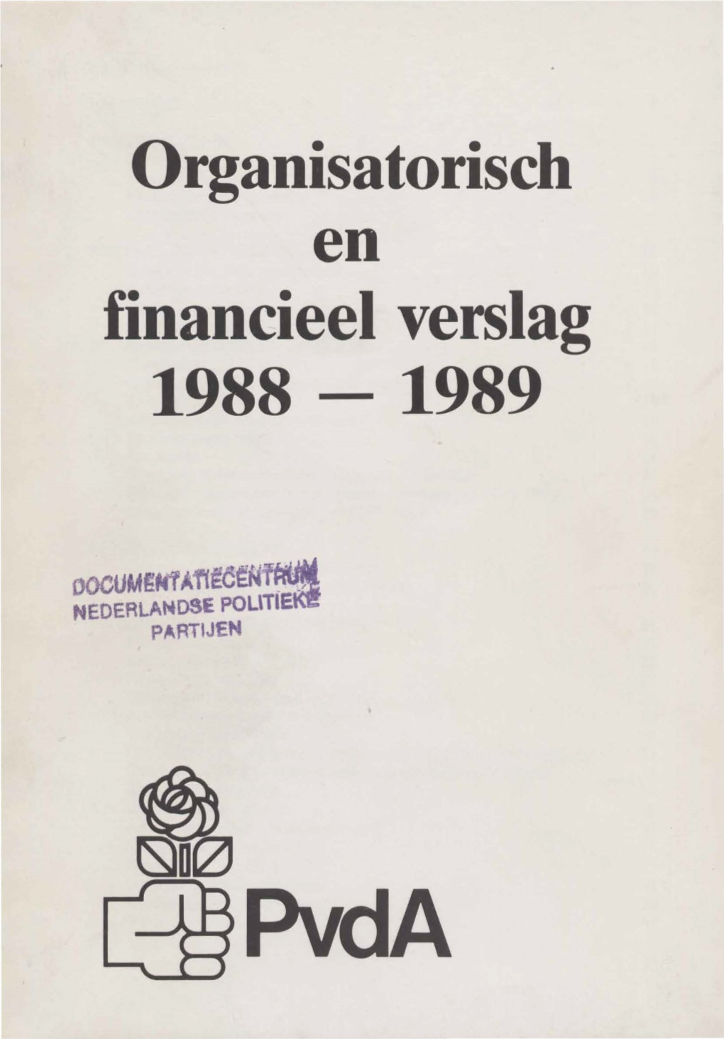 Financieel Verslag 1988- 1989