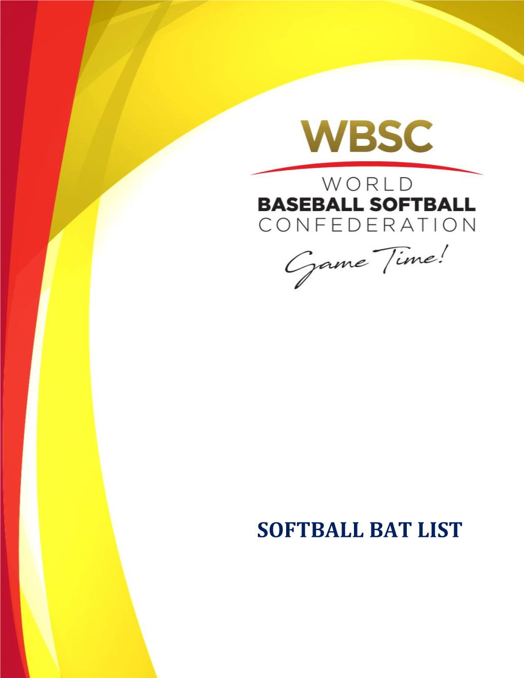 Softball Bat List