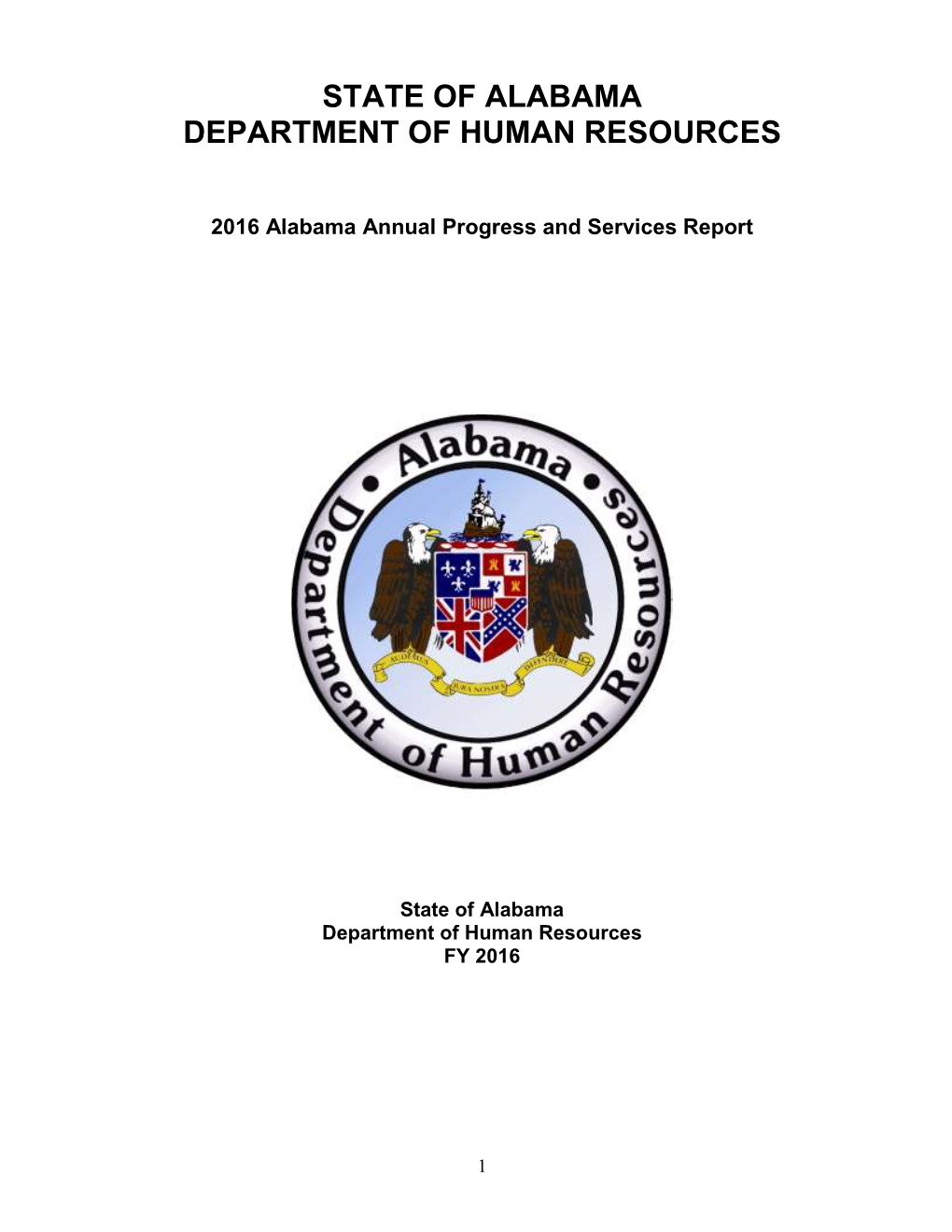 State of Alabama Department of Human Resources