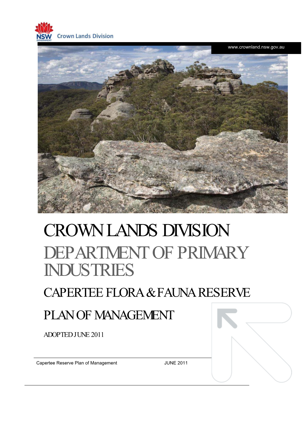 Capertee Flora & Fauna Reserve Plan of Management