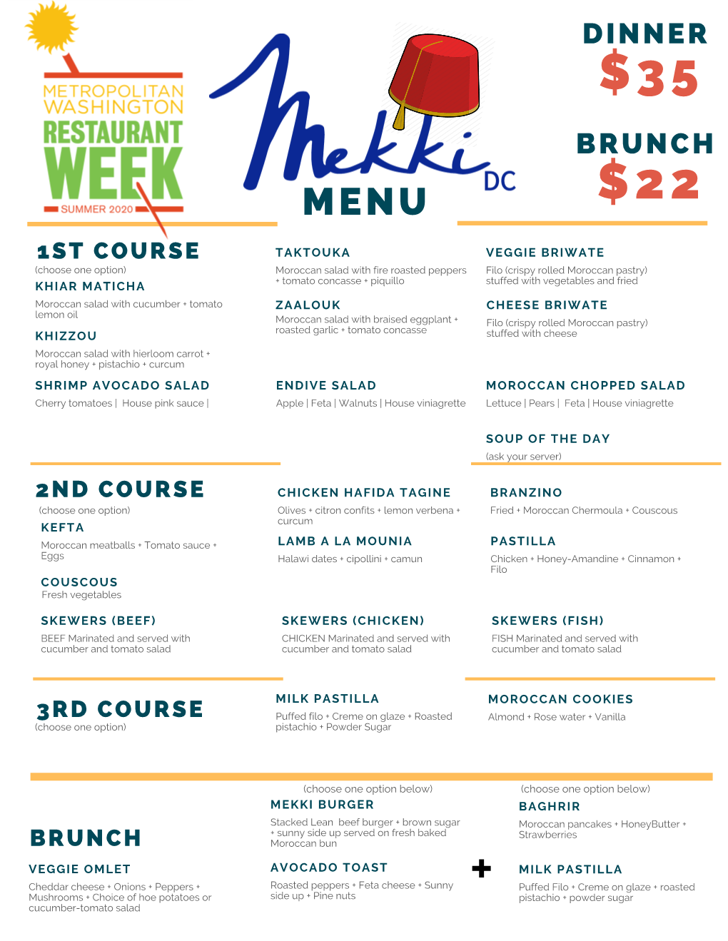 MEKKI Restaurant Week