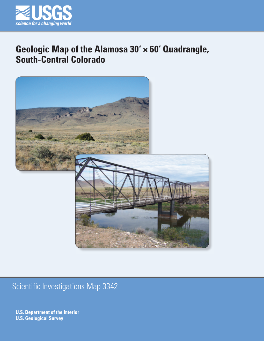 Geologic Map of the Alamosa 30′ × 60′ Quadrangle, South-Central