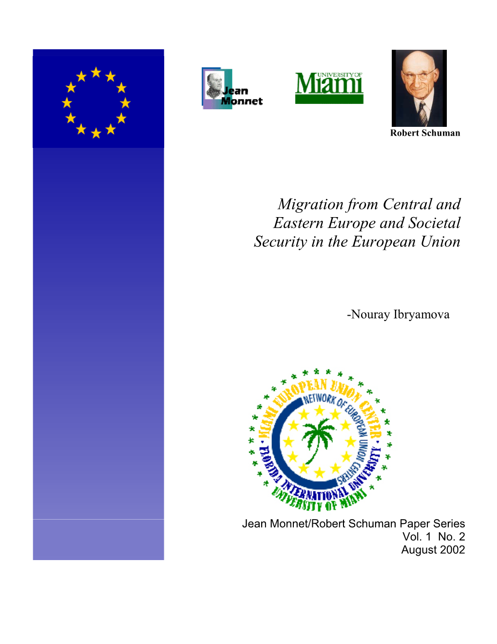 Migration from the East and Societal Security in the European Union