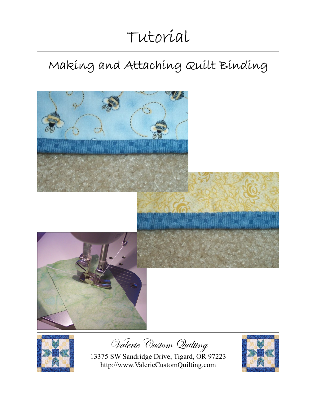 Tutorial: Making and Attaching Binding