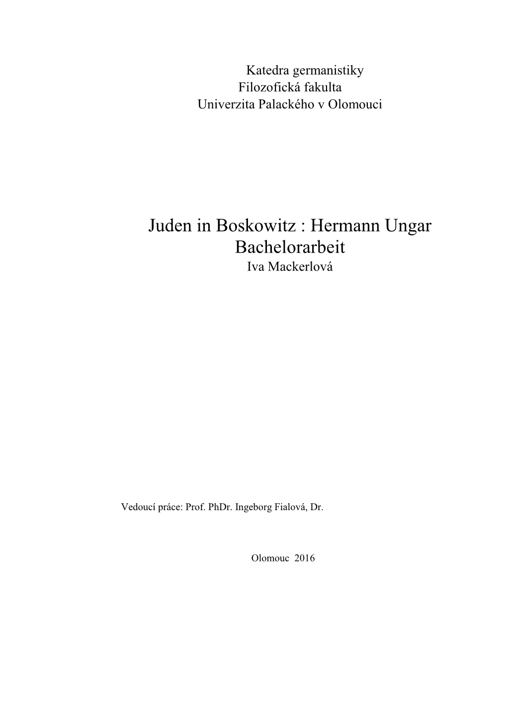 2 Hermann Ungar – Herkunft Und Leben (20