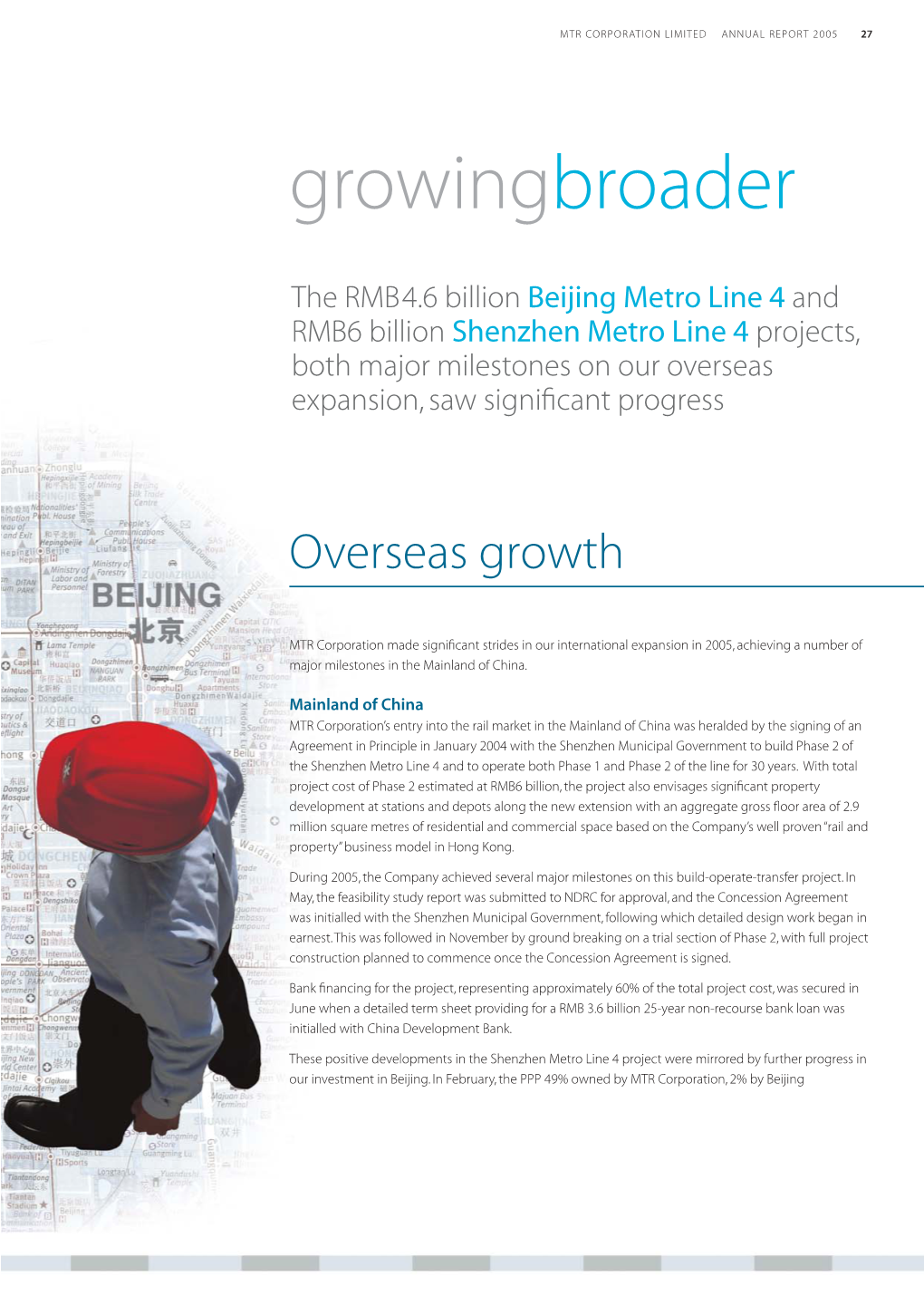 Executive Management's Report: Overseas Growth