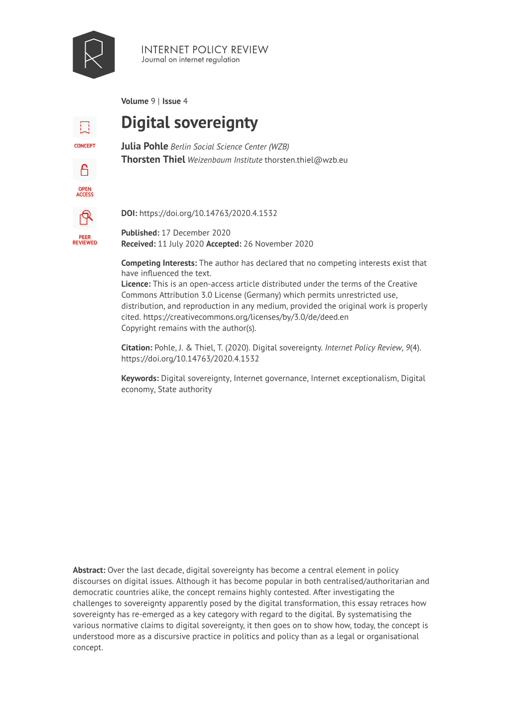 Digital Sovereignty