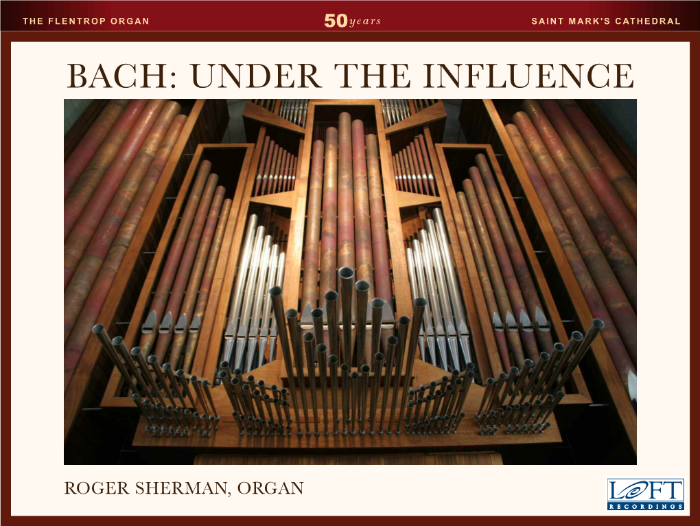 Bach: Under the Influence