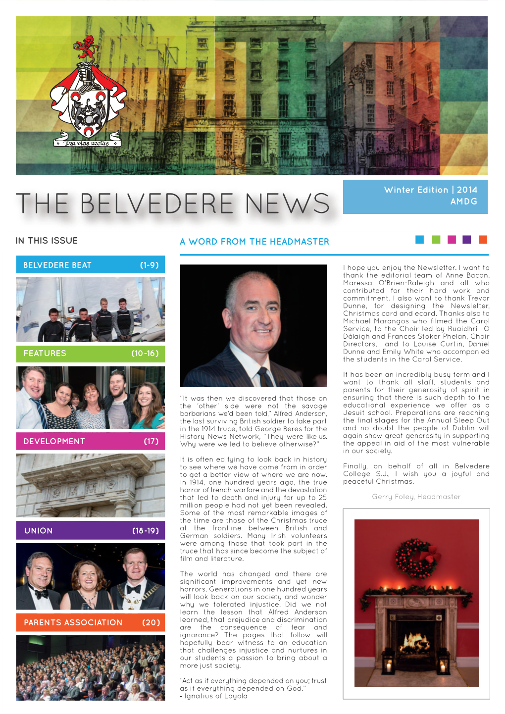 The Belvedere News Amdg