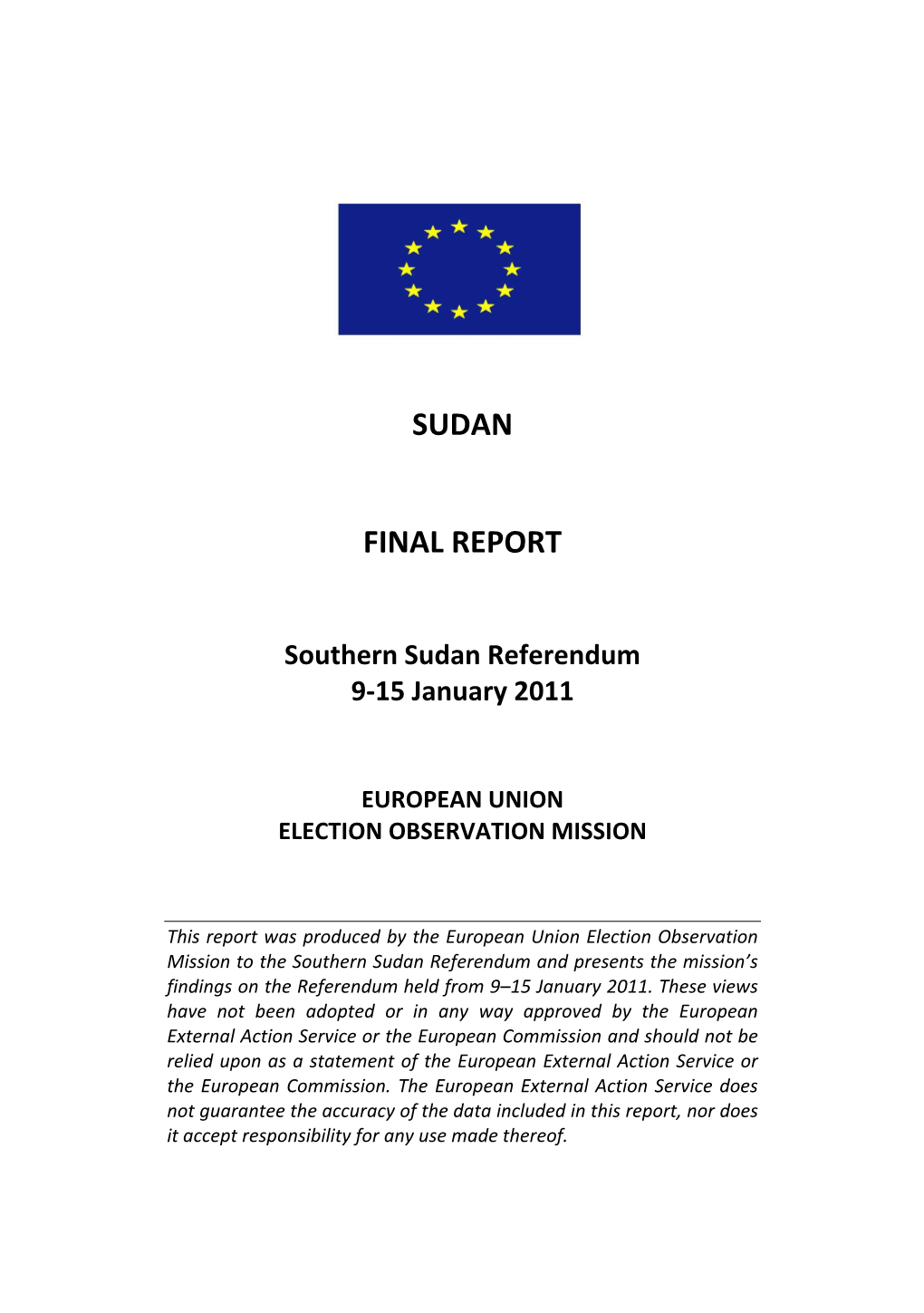 Sudan Final Report