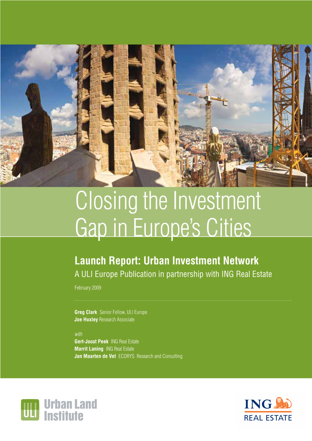 Closing the Investment Gap in Europe's Cities