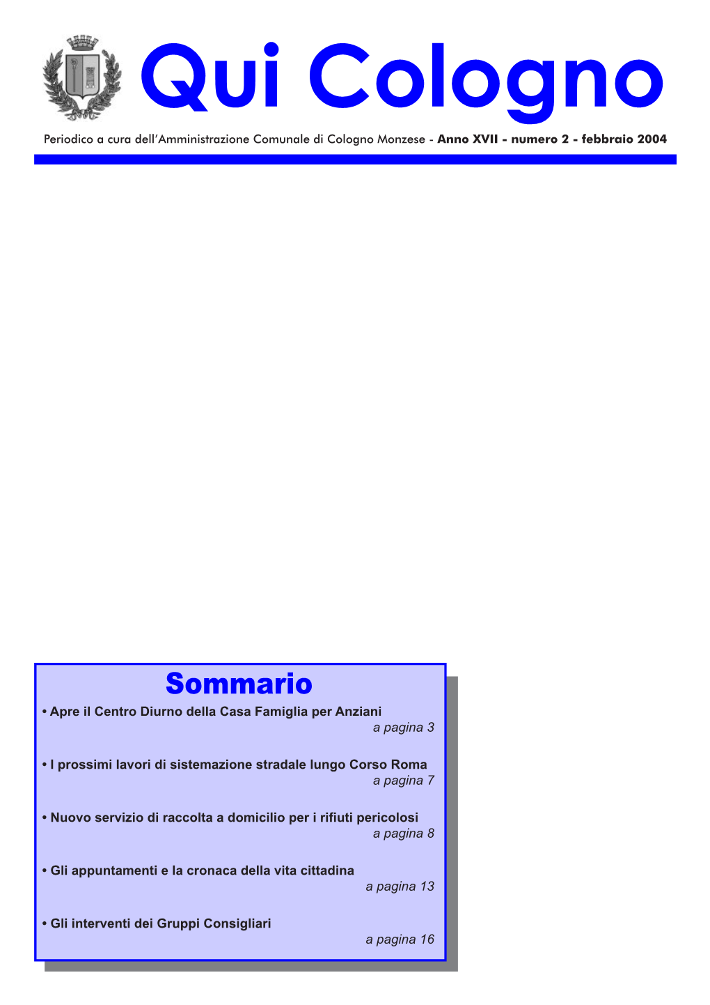 Sommario • Apre Il Centro Diurno Della Casa Famiglia Per Anziani a Pagina 3