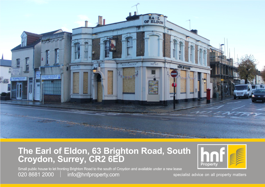 The Earl of Eldon, 63 Brighton Road, South Croydon, Surrey, CR2