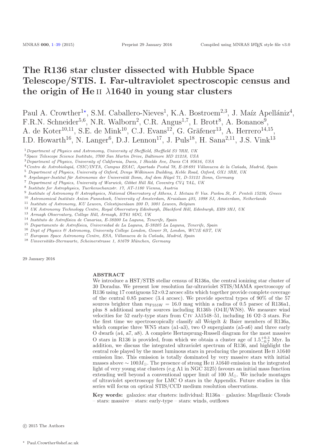 The R136 Star Cluster Dissected with Hubble Space Telescope/STIS