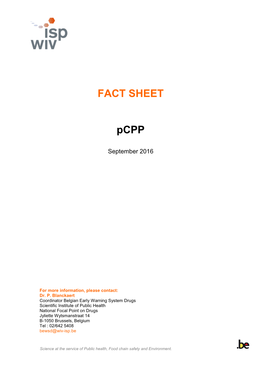 FACT SHEET Pcpp