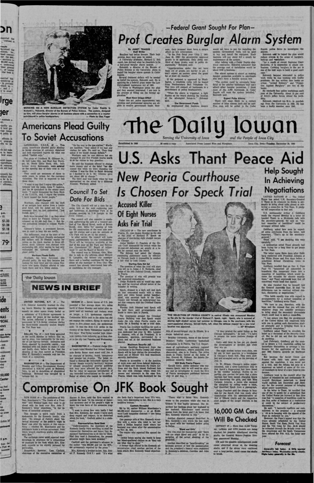Daily Iowan (Iowa City, Iowa), 1966-12-20