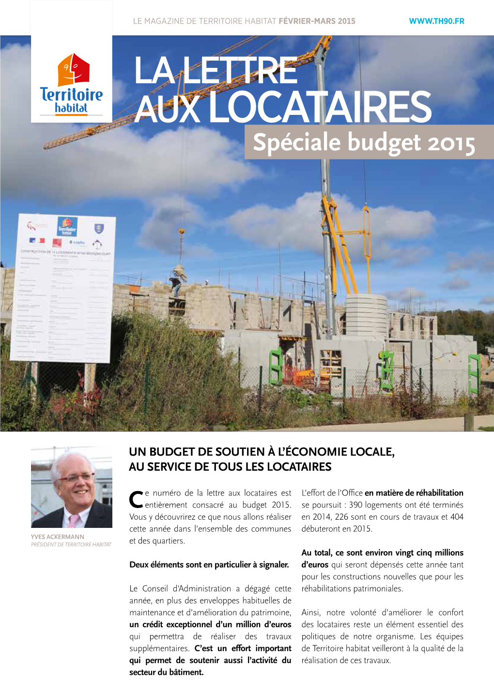 AUX LOCATAIRES Spéciale Budget 2015