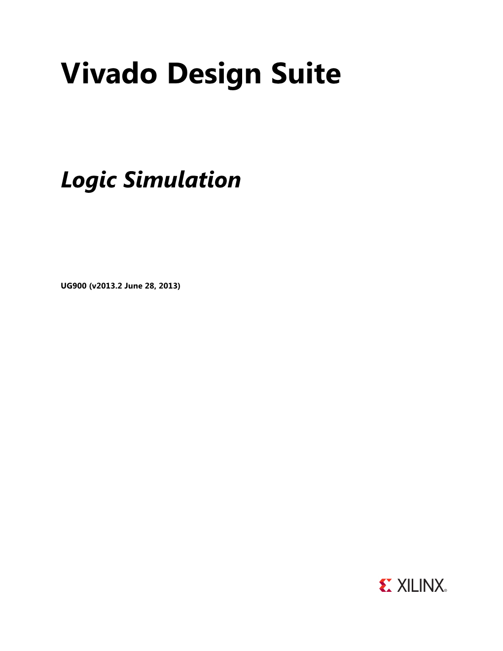 Xilinx Vivado Design Suite User Guide: Logic Simulation (UG900)