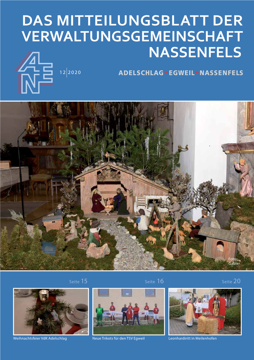 Das Mitteilungsblatt Der Verwaltungsgemeinschaft Nassenfels