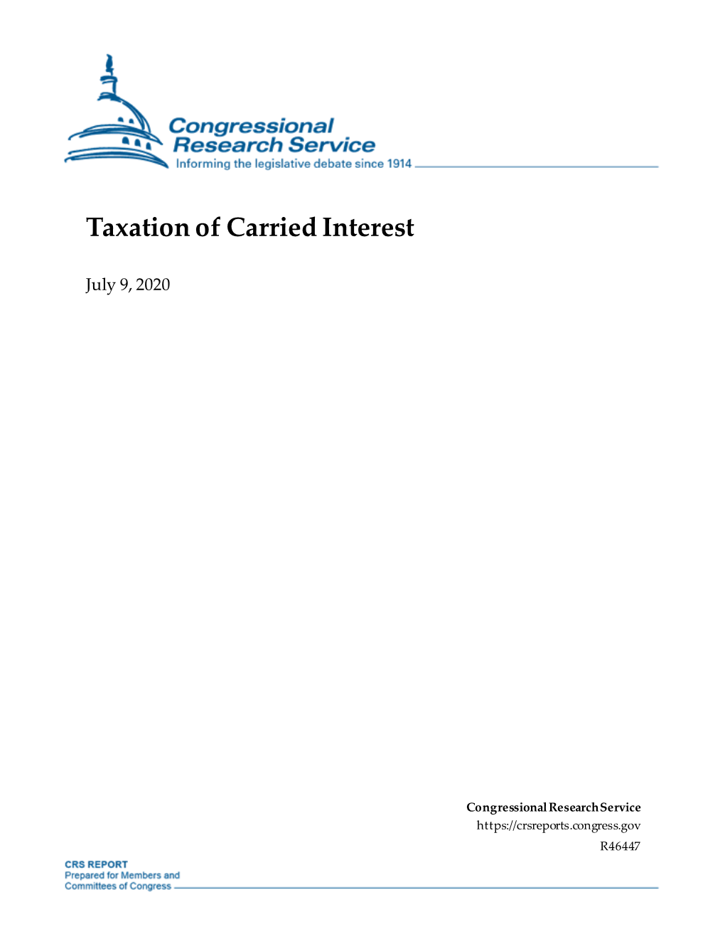 Taxation of Carried Interest