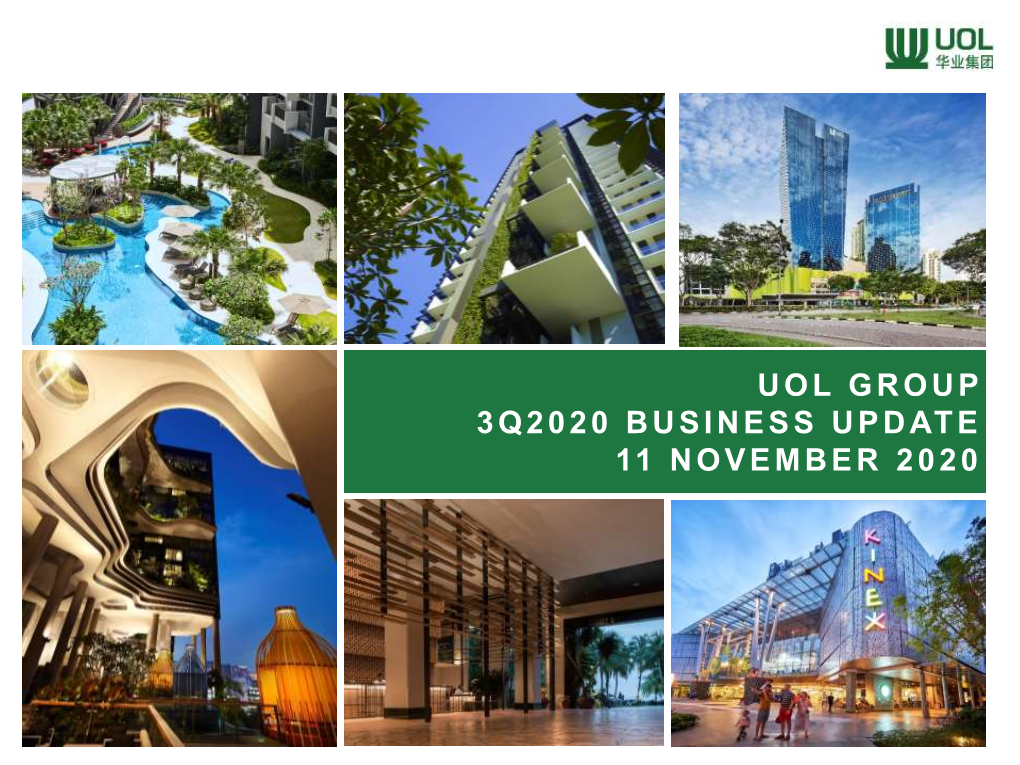 Uol Group 3Q2020 Business Update 11 November 2020