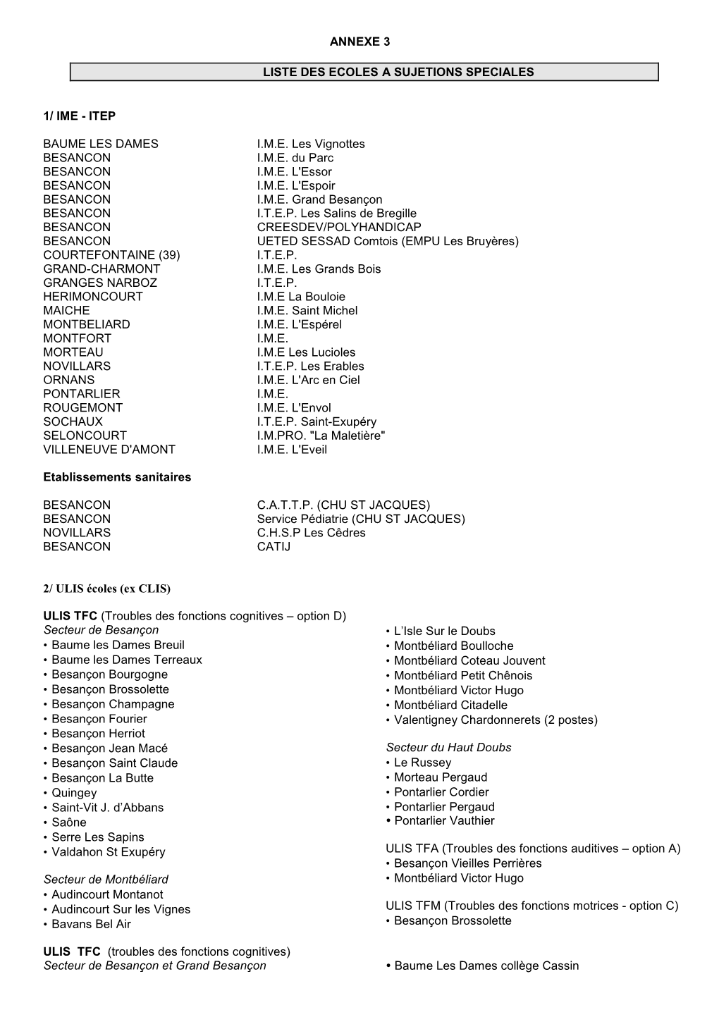 Note De Service Mvt Departemental Du Doubs 2020 Definitive