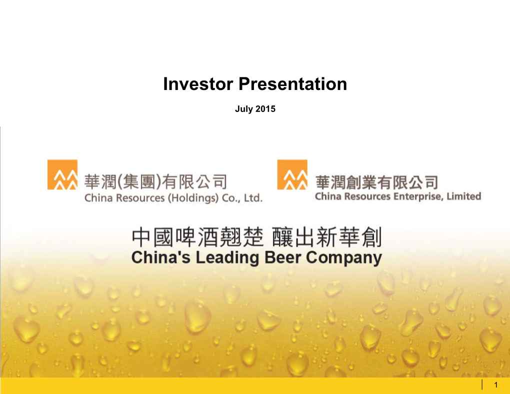 Investor Presentation