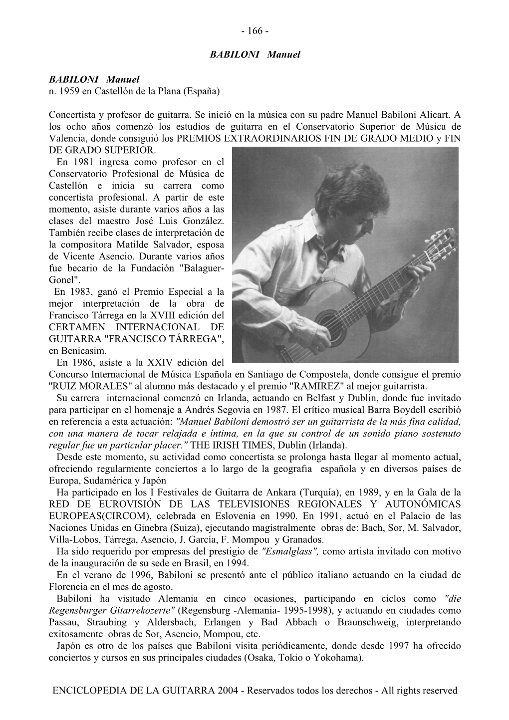 Enciclopedia De La Guitarra B